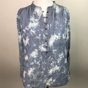NWT William Rast Boho Popover Blouse CS AJ49